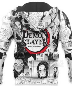 Shinobu Kocho Shirt Demon Slayer Anime Mix Manga Hoodie - 7 - GearAnime