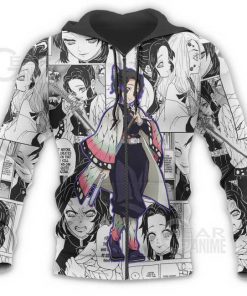 Shinobu Kocho Shirt Demon Slayer Anime Mix Manga Hoodie - 8 - GearAnime
