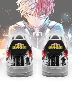 Shoto Todoroki Air Force Sneakers Custom My Hero Academia Anime Shoes Fan Gift PT05 - 3 - GearAnime