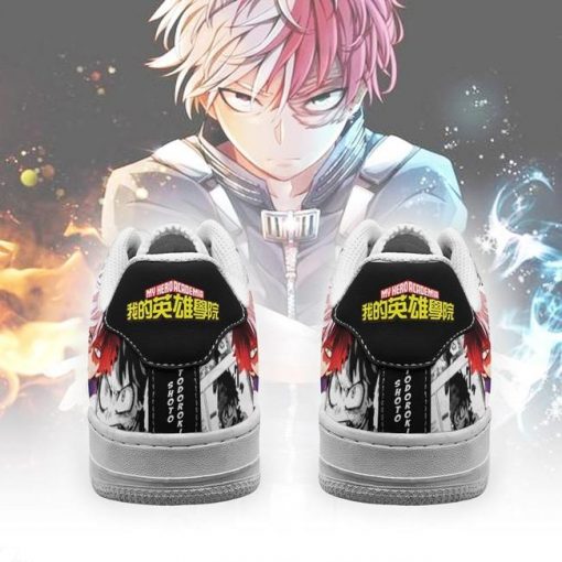 Shoto Todoroki Air Force Sneakers Custom My Hero Academia Anime Shoes Fan Gift PT05 - 3 - GearAnime