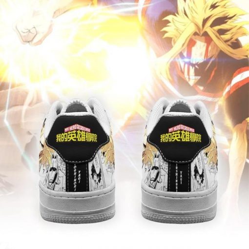 Toshinori Yagi Air Force Sneakers Custom My Hero Academia Anime Shoes Fan Gift PT05 - 3 - GearAnime