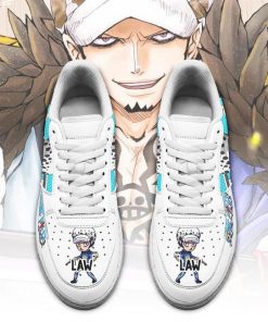Trafalgar D. Water Law Air Force Sneakers Custom One Piece Anime Shoes Fan PT04 - 2 - GearAnime