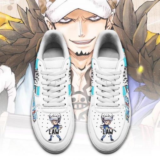 Trafalgar D. Water Law Air Force Sneakers Custom One Piece Anime Shoes Fan PT04 - 2 - GearAnime