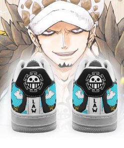 Trafalgar D. Water Law Air Force Sneakers Custom One Piece Anime Shoes Fan PT04 - 3 - GearAnime