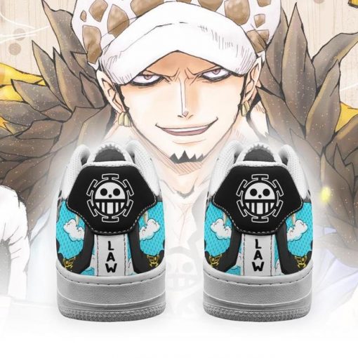 Trafalgar D. Water Law Air Force Sneakers Custom One Piece Anime Shoes Fan PT04 - 3 - GearAnime