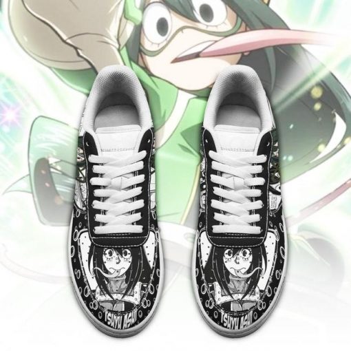 Tsuyu Asui Air Force Sneakers Custom My Hero Academia Anime Shoes Fan Gift PT05 - 2 - GearAnime