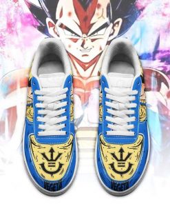 Vegeta Blue Air Force Sneakers Custom Dragon Ball Anime Shoes Fan Gift PT05 - 2 - GearAnime