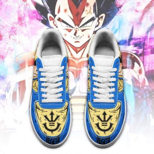 Vegeta Blue Air Force Sneakers Custom Dragon Ball Anime Shoes Fan Gift PT05 - 2 - GearAnime