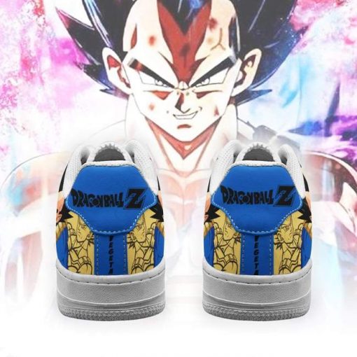 Vegeta Blue Air Force Sneakers Custom Dragon Ball Anime Shoes Fan Gift PT05 - 3 - GearAnime