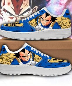Vegeta Blue Air Force Sneakers Custom Dragon Ball Anime Shoes Fan Gift PT05 - 1 - GearAnime