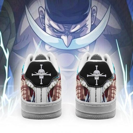 White Beard Air Force Sneakers Custom One Piece Anime Shoes Fan PT04 - 3 - GearAnime
