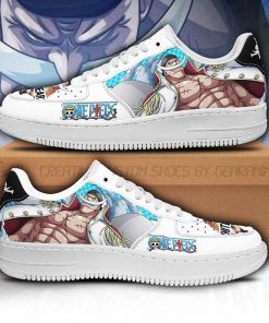 White Beard Air Force Sneakers Custom One Piece Anime Shoes Fan PT04 - 1 - GearAnime