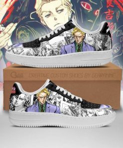 Yoshikage Kira Air Force Sneakers Manga Style JoJo's Anime Shoes Fan Gift PT06 - 1 - GearAnime