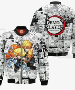 Zenitsu Agatsuma Demon Slayer Anime Mix Manga Hoodie Shirt - 5 - GearAnime