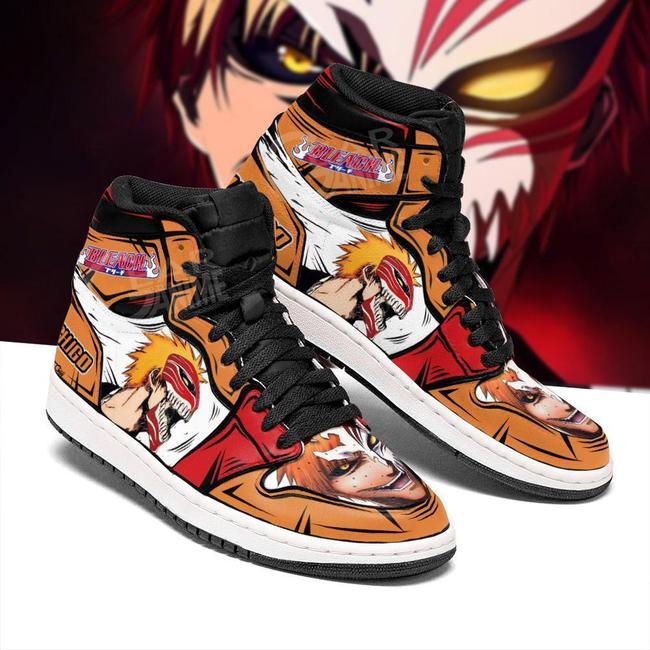 Ichigo Hollow Sneakers Bleach Anime Shoes Fan Gift Idea MN05 - Shopeuvi